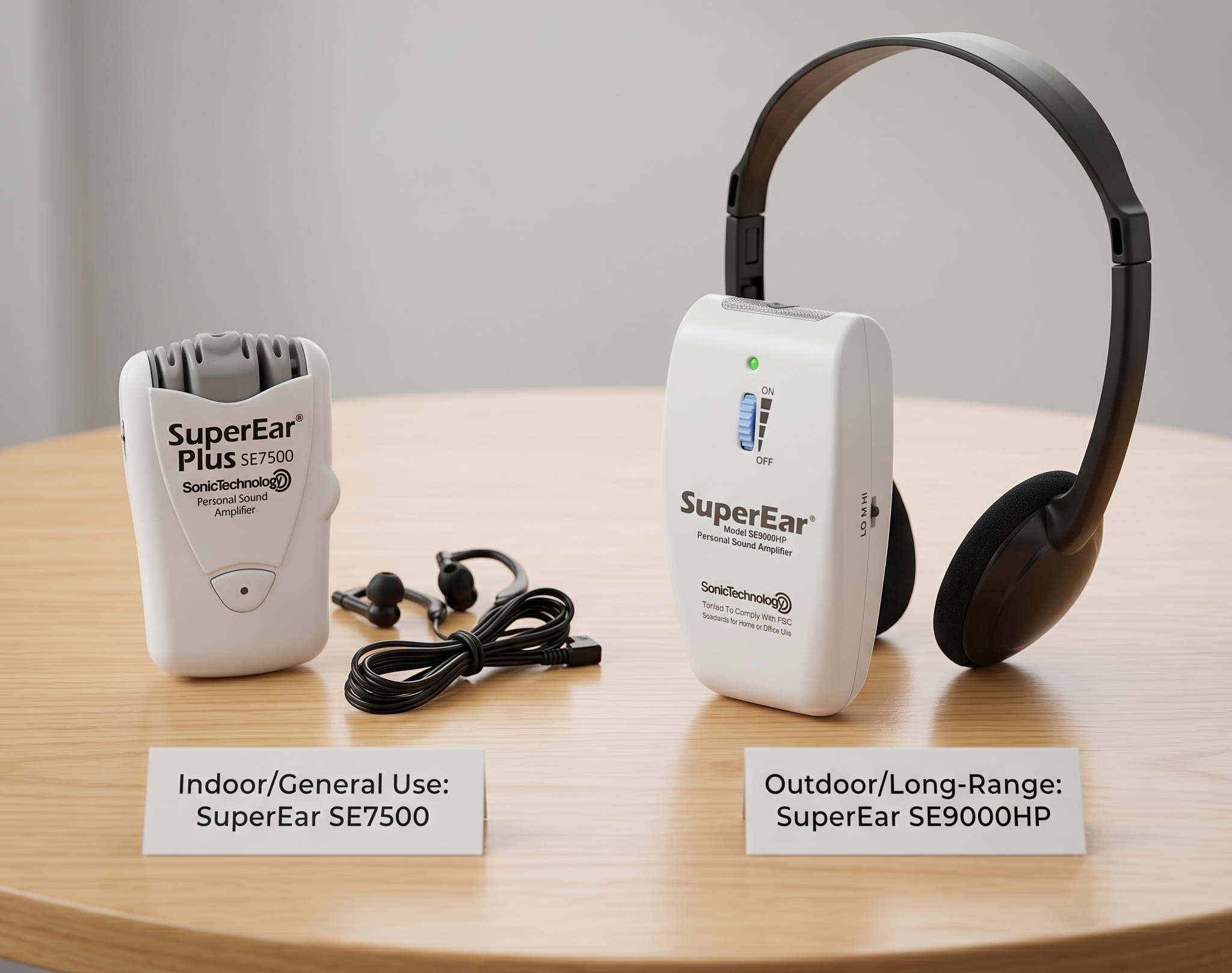 SuperEar SE7500 vs SE9000HP: Which Personal Sound Amplifier Should You Choose?