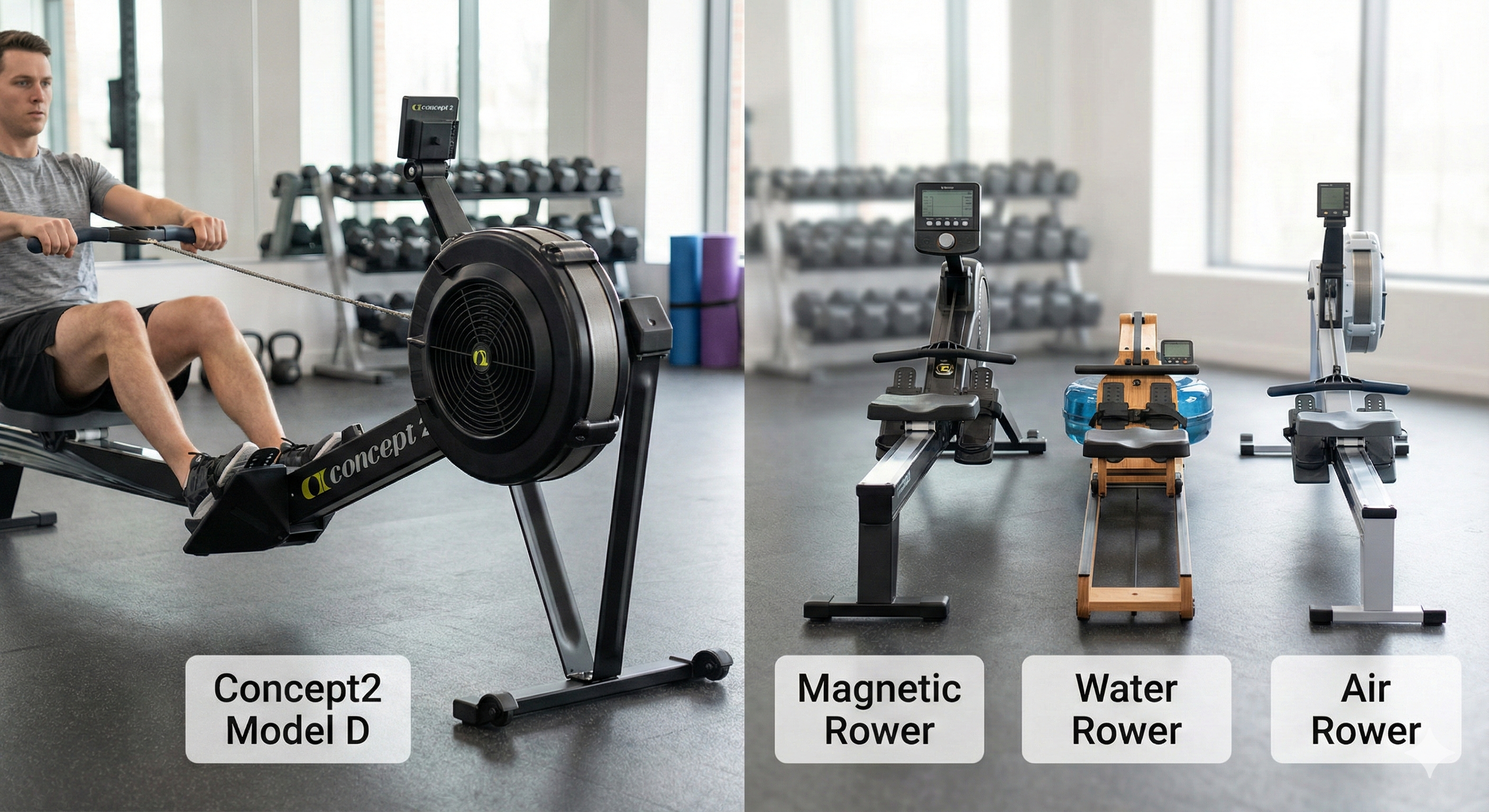 Comparing Rowing Machines: Why the Concept2 Model D Beats the Competition