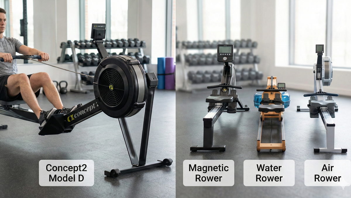 Comparing Rowing Machines: Why the Concept2 Model D Beats the Competition