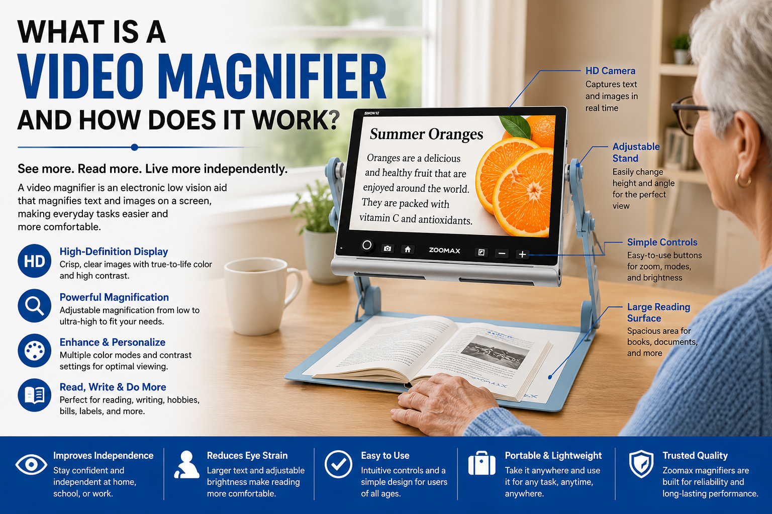 What Is a Video Magnifier and How Does It Work?