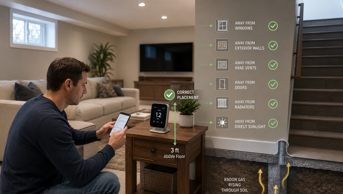 How to Set Up a Radon Detector in Under 10 Minutes