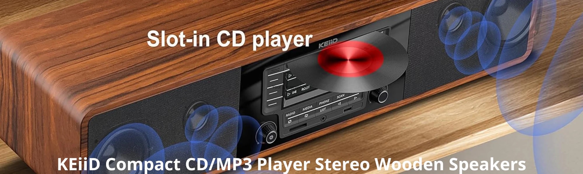 Creating the Perfect Home Audio Setup with KEiiD Compact CD/MP3 Player Stereo Wooden Speakers: Top 10 Reasons to Choose KEiiD