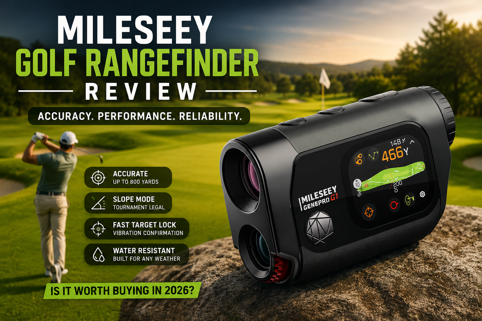 MILESEEY Golf Rangefinder Review: Is It Worth It for Your Game?