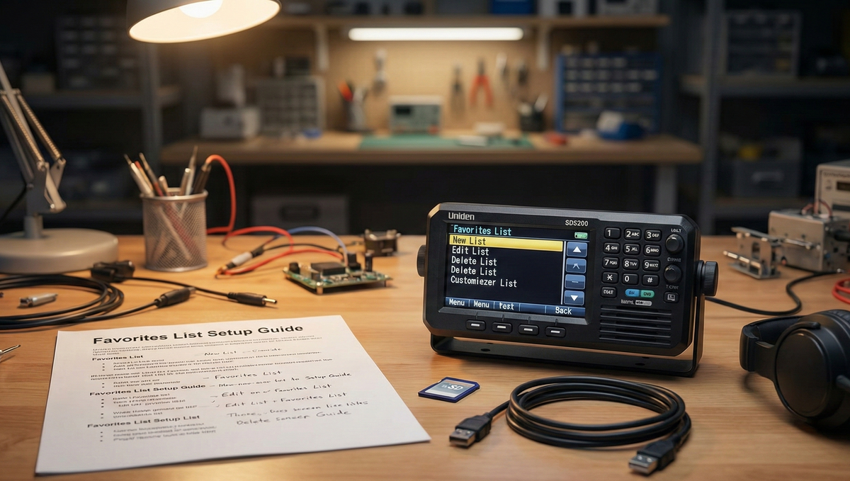 How to Build Your First Favorites List on the SDS200: Step-by-Step for Beginners