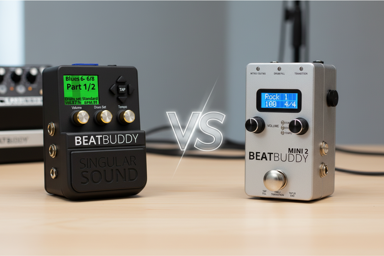 BeatBuddy 10th Anniversary vs BeatBuddy Mini 2: Which Should You Buy?