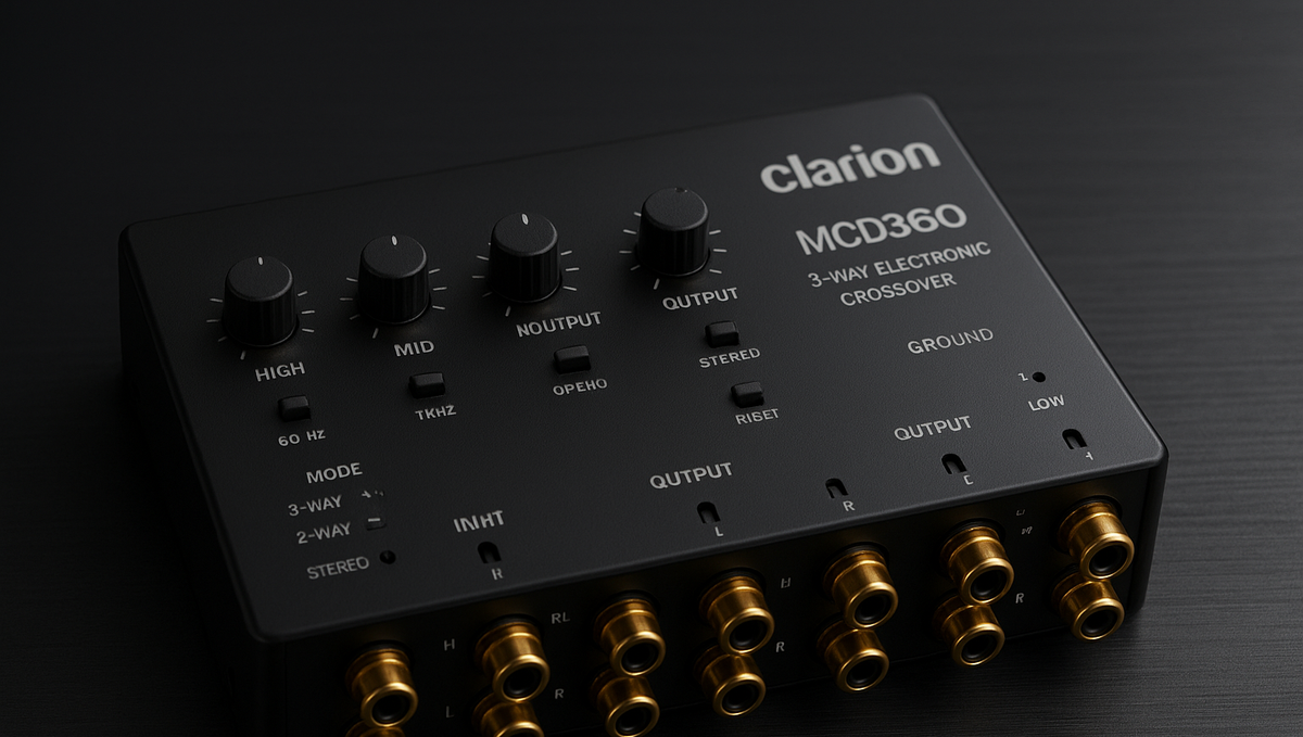What Is a 3-Way Electronic Crossover and Why You Need the Clarion MCD360