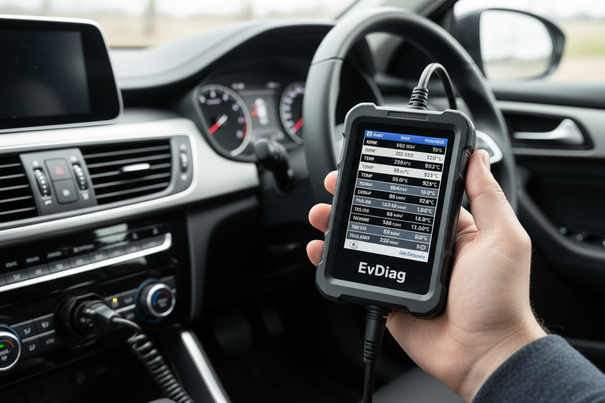 Live Data Monitoring with EvDiag: How to Read and Interpret Sensor Outputs