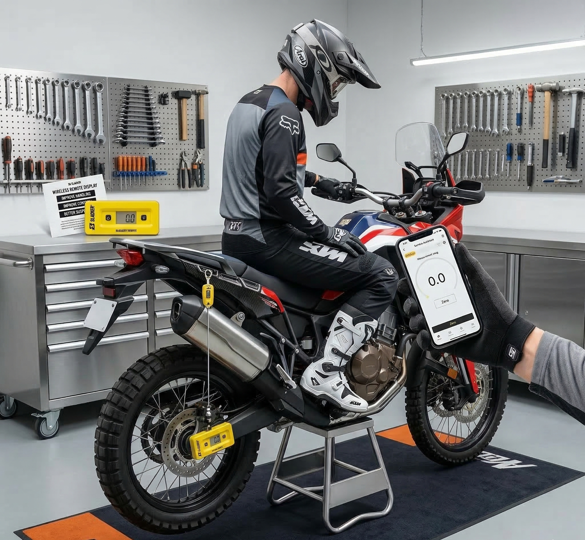 The Ultimate Guide to Motorcycle Sag Setup — With and Without Bluetooth Display