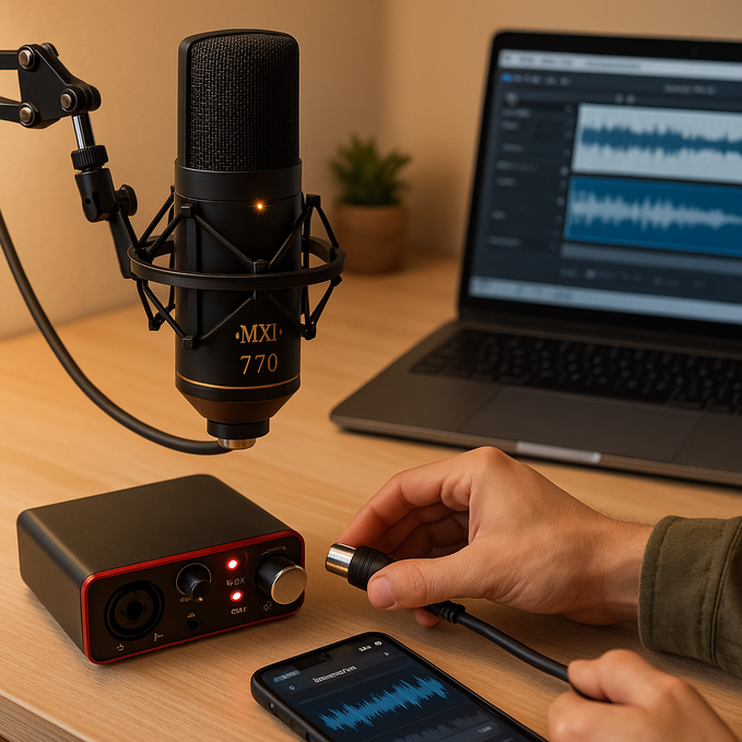 How to Set Up the MXL 770 in Your Home Studio: Step-by-Step Guide