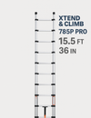 Xtend & Climb 785P Pro Telescoping Ladder – The Compact Powerhouse Every Pro and Homeowner Needs