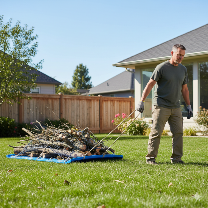 How to Use the Yard Glider PRO10 to Haul Heavy Yard Debris Without Damaging Your Lawn