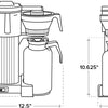 Technivorm Moccamaster 39340 CDT Grand – 60 oz Thermal Coffee Brewer