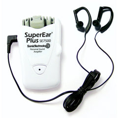 SuperEar Plus SE7500 Personal Sound Amplifier (50 dB Portable Listening Device)