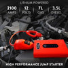 Weego N44s Portable 12V Lithium Jump Starter, 2100 Peak Amp, 440A Cranking, USB-C Fast Charging