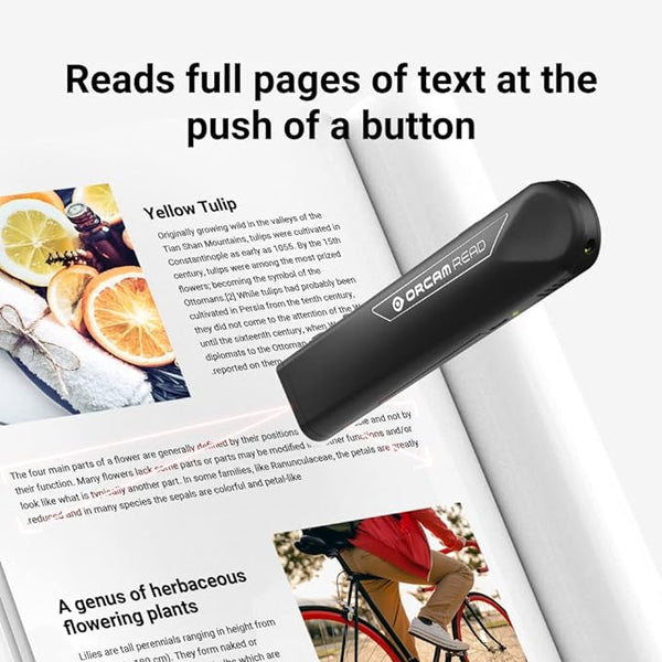 OrCam Read Smart - Artificial Intelligence (AI) Assistive Reader - Including Smart Reading Books Feature