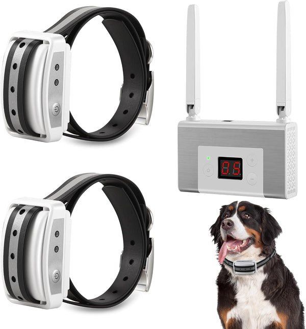 Electric Wireless Dog Fence System, Pet Containment System for 2 Dogs