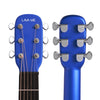 LAVA ME 3 38" Carbon Fiber Smart Acoustic Electric Guitar with Built-in Effects and HILAVA OS for Adults, Teens and Beginners - Blue (Right Hand)