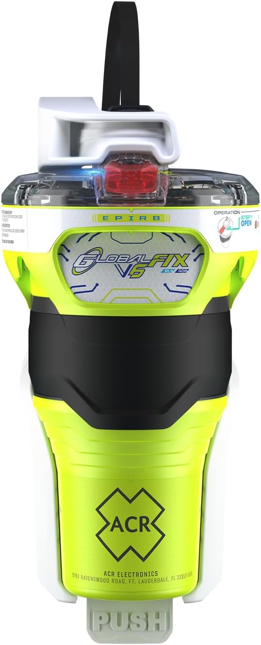 ACR GlobalFix V6 EPIRB emergency beacon with Return Link Service and mobile diagnostics