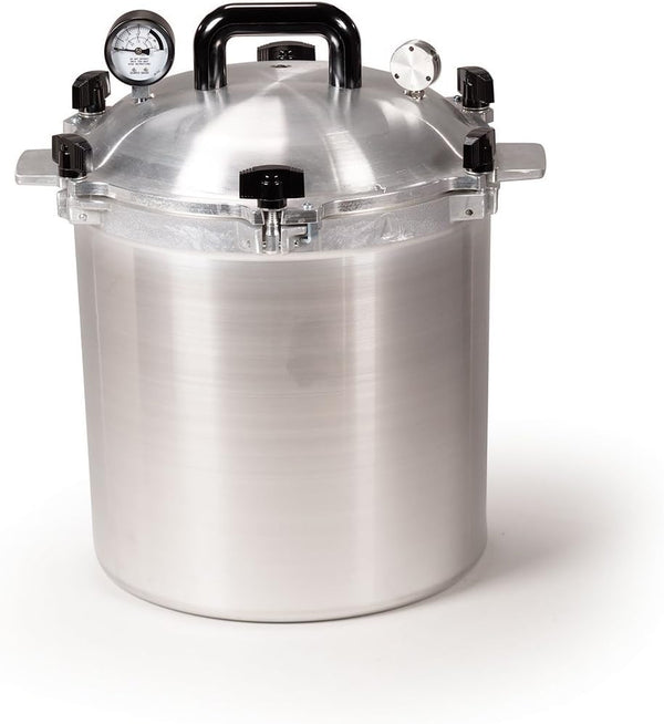 All American 1930 25-Quart Pressure Cooker Canner (The 925) - Exclusive Metal-to-Metal Sealing System, Easy to Open & Close, Compatible with All Stovetops, Made in USA