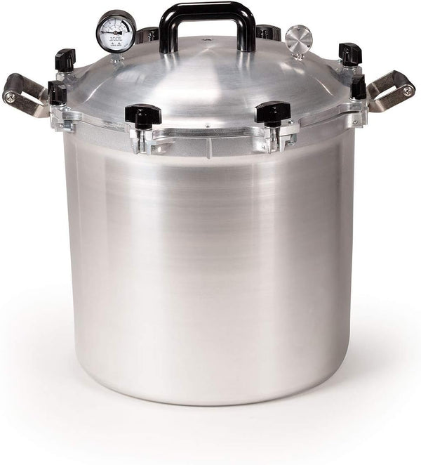 All American 1930 41.5-Quart Pressure Cooker Canner (The 941) - Exclusive Metal-to-Metal Sealing System, Easy to Open & Close, Compatible with Gas and Electric Stoves, Made in USA