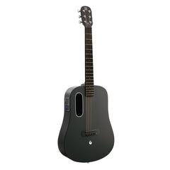 Blue Lava 36" Electric Acoustic Smart Guitar with HiLava System and AirFlow Bag (Midnight Black) (Right Hand)