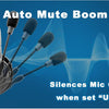 Ultralite ETP4S full duplex wireless intercom system with four single headsets and noise-reducing microphones