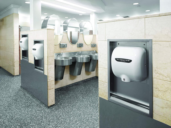 Excel Dryer High-Speed, Energy-Efficient XLERATOR XL-BW 1.1N Hand Dryer with Adjustable Settings - White