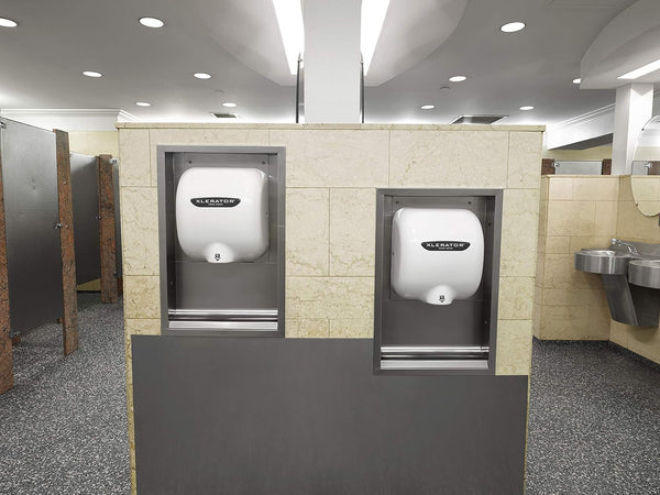 Excel Dryer High-Speed, Energy-Efficient XLERATOR XL-BW 1.1N Hand Dryer with Adjustable Settings - White