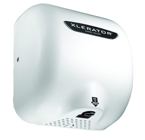 Excel Dryer High-Speed, Energy-Efficient XLERATOR XL-BW 1.1N Hand Dryer with Adjustable Settings - White