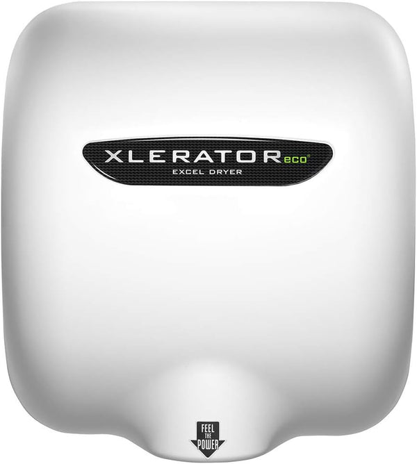 High-Speed, Energy-Efficient XLERATOReco XL-BW-ECO 1.1N Automatic Hand Dryer - White, (Pack of 2)