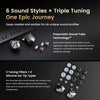 HIDIZS MK10 ArcSonics in-ear monitors black housing