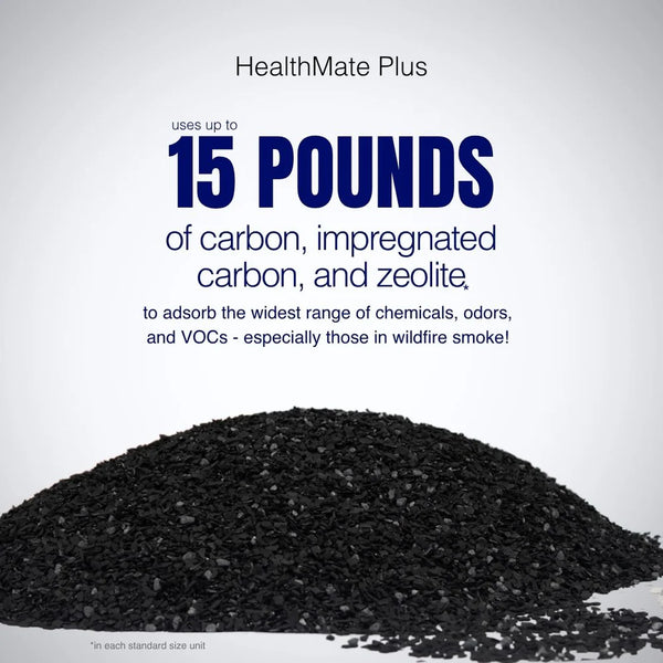 Austin Air HealthMate Plus air purifier sandstone front view