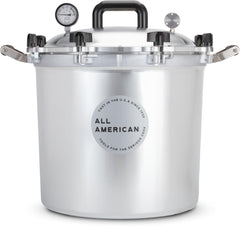 All American 41.5 Qt Canner Pressure Cooker – Heavy-Duty Metal-to-Metal Seal (Made in USA)
