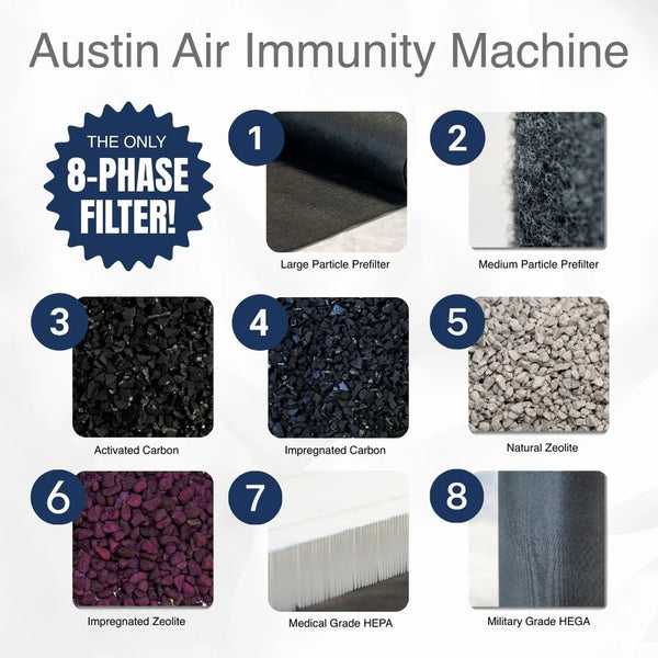 Austin Air Immunity Machine in living room setting