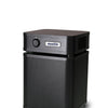 Austin Air HealthMate Junior compact air purifier with 360-degree intake and steel housing.
