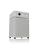 Austin Air HealthMate Junior compact air purifier with 360-degree intake and steel housing.