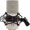 MXL 770 Vintage White Condenser Microphone with Shockmount and Case