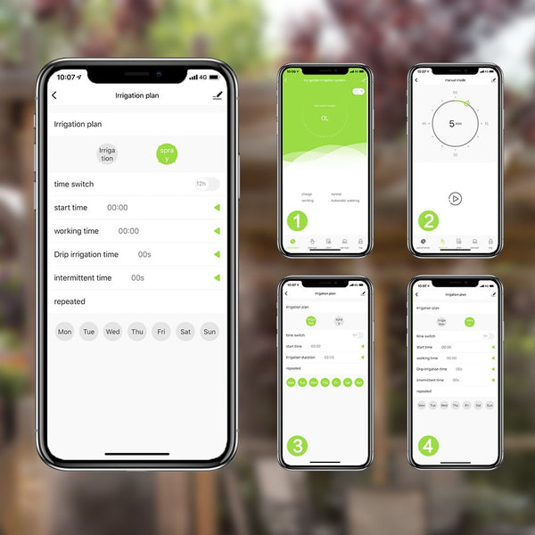 RainPoint Bluetooth Smart Sprinkler Timer, Hose Water Timer - Intelligent Lawn Watering Control