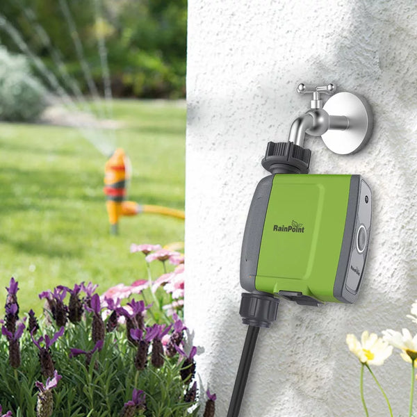 RainPoint Bluetooth Smart Sprinkler Timer, Hose Water Timer - Intelligent Lawn Watering Control