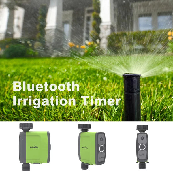 RainPoint Bluetooth Smart Sprinkler Timer, Hose Water Timer - Intelligent Lawn Watering Control