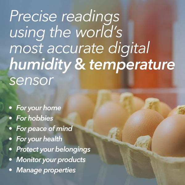 SensorPush HTP.xw Wireless Thermometer & Hygrometer with External Probe (Water-Resistant)