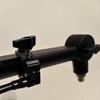 Proscreen XL metal pop filter with adjustable gooseneck attached to microphone stand for studio recording