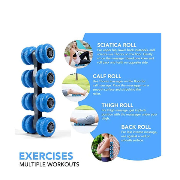 Thorex Back & Body Roller, Deep Tissue Muscle Massage
