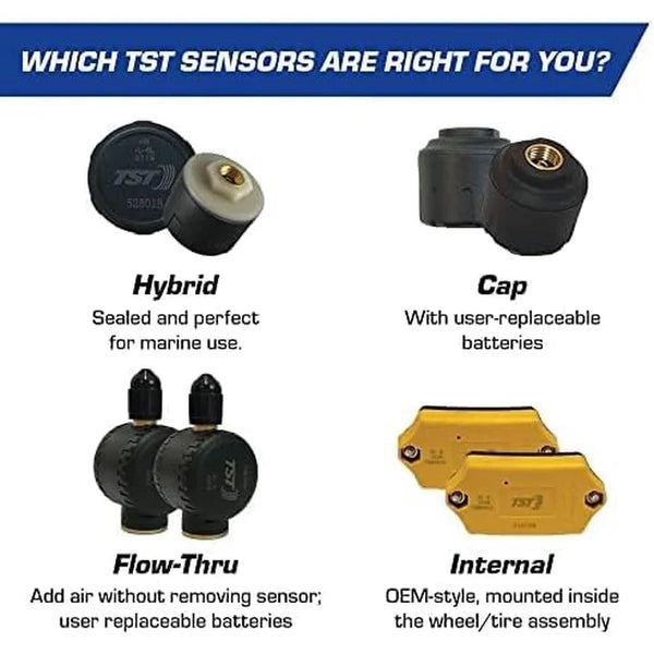 TST 507 Truck System Technologies TPMS sensor pair for trucks, campers, and towed vehicles
