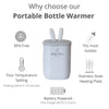 The Baby's Brew Portable Bottle Warmer - Travel Baby Bottle Warmer Set (White)