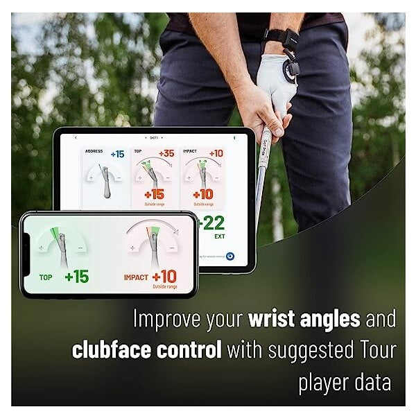Hackmotion Plus – Golf Swing and Wrist Angle Training Fix Common Swing  Faults Aid Improve Ball Flight