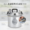 USA-made cast aluminum pressure cooker & canner 21.5 qt