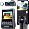 VIOFO A329S 2CH 4K front and 2K rear dash cam installed in car