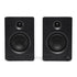 Victrola Tempo Bluetooth bookshelf speakers stereo pair black finish
