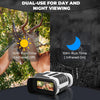 Digital night vision binoculars with LCD screen and infrared mode